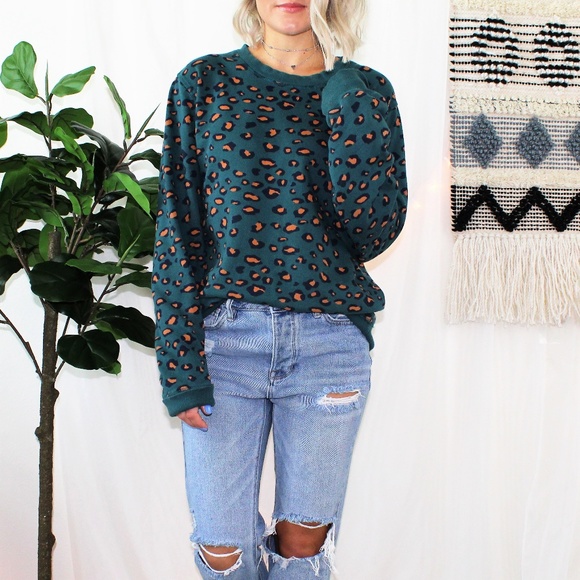 Urban Outfitters Tops - Urban Outfitters Koto Animal Print Sweatshirt